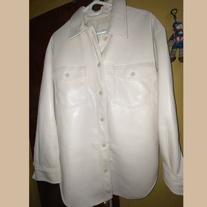 Wilfred PU/leather top